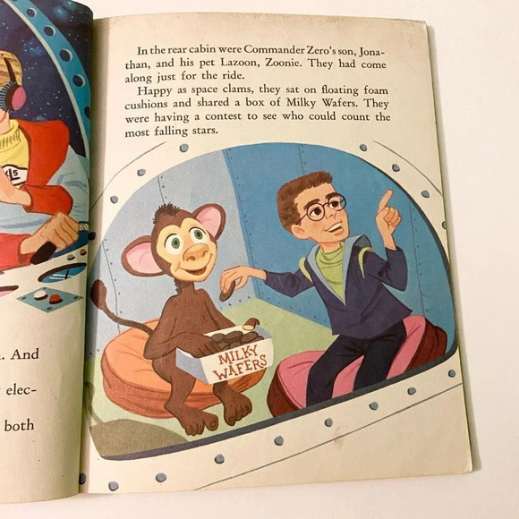 Vintage 1964 Fireball  XL5 Little Golden Book First Edition Barbara Shook - Picture 11 of 16